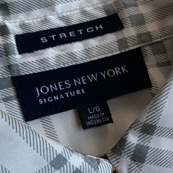 Jones New York Plaid Blouse - Picture 5 of 10